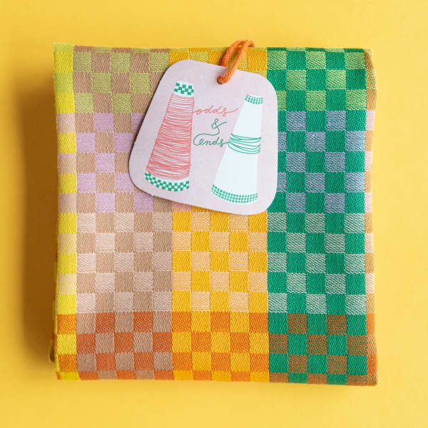Foekje Fleur Odds & Ends Theedoek (#165A checkered check)