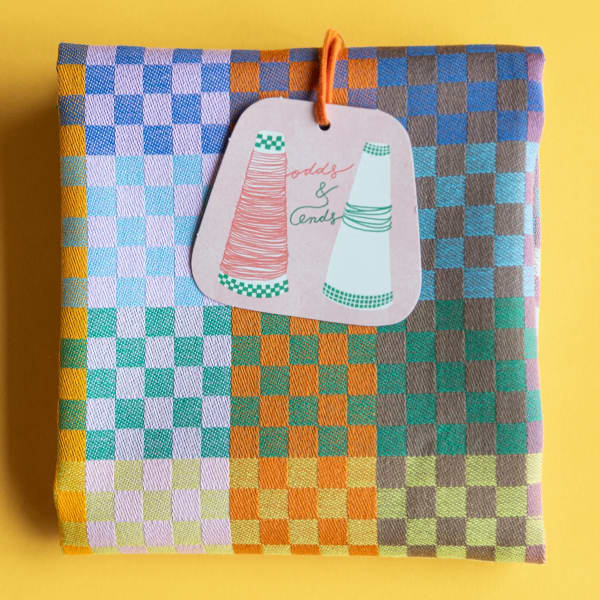 Foekje Fleur Odds & Ends Theedoek (#166B checkered check)