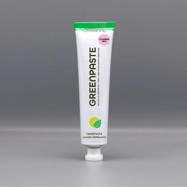 Greenpaste Tandpasta Original Limoen Pepermunt Fluoridevrij