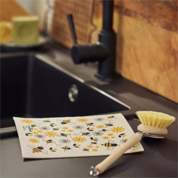 HappyEco Zweedse Vaatdoek Bijen