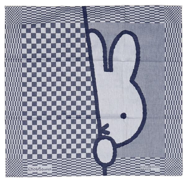 Hollandsche Waaren Theedoek Dick Bruna | Nijntje kijkt