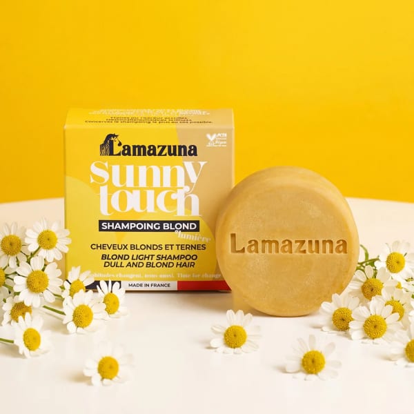 Lamazuna Sunny Touch Shampoo Bar voor blond haar