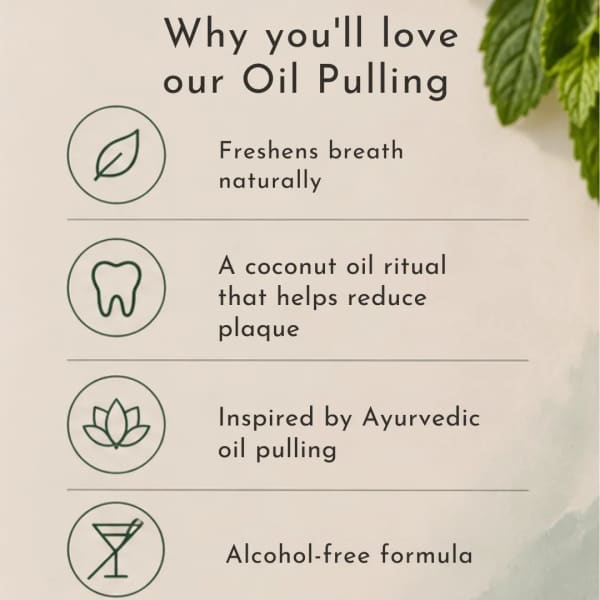 Rebloom Care Oil Pulling met kokosolie en pepermunt