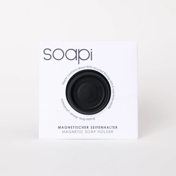Soapi Soapi Magnetic Soap Holder Black