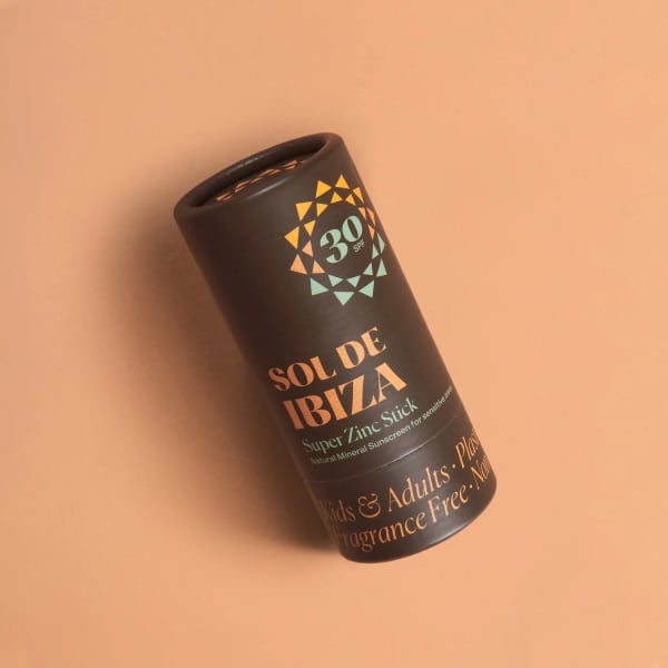Sol de Ibiza Natuurlijke Zonnecreme Stick SPF 30 Parfumvrij