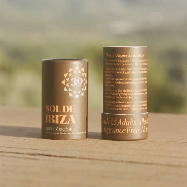 Sol de Ibiza Natuurlijke Zonnecreme Stick SPF 30 Parfumvrij