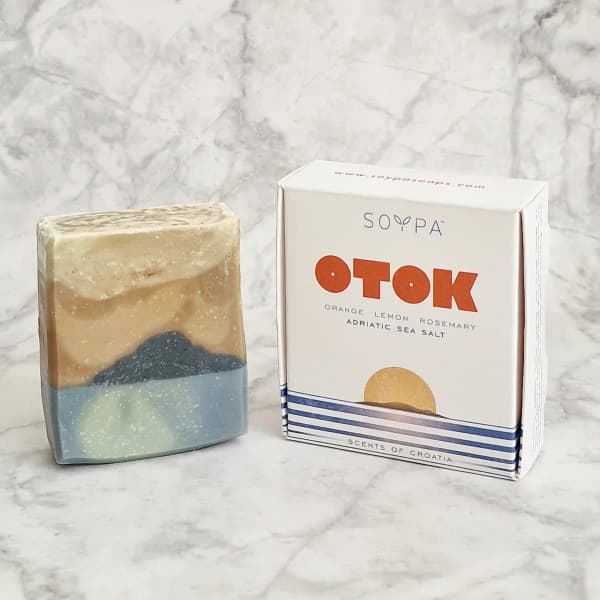 Soypa Otok Handgemaakte Zeep | Sinaasappel, Citroen, Rozemarijn