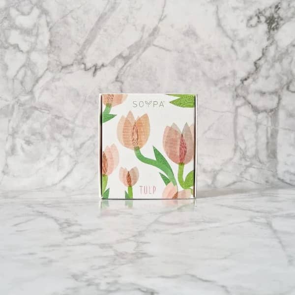 Soypa Tulp Handgemaakte Zeep | Mandarijn, neroli en lavendel