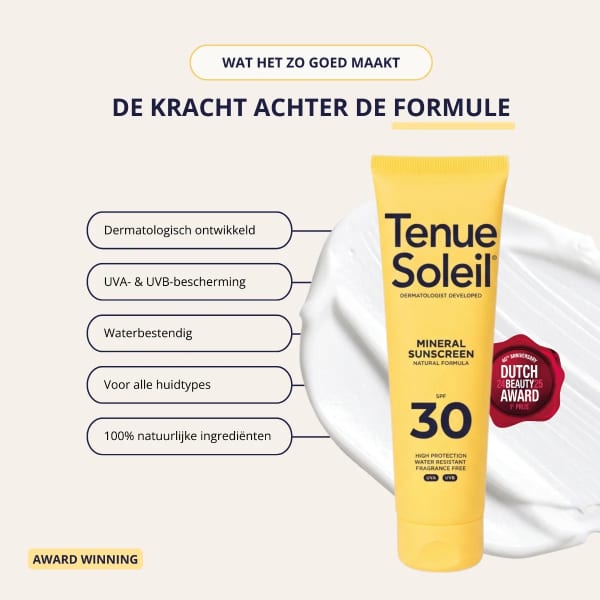 Tenue Soleil Minerale Zonnecrème SPF30