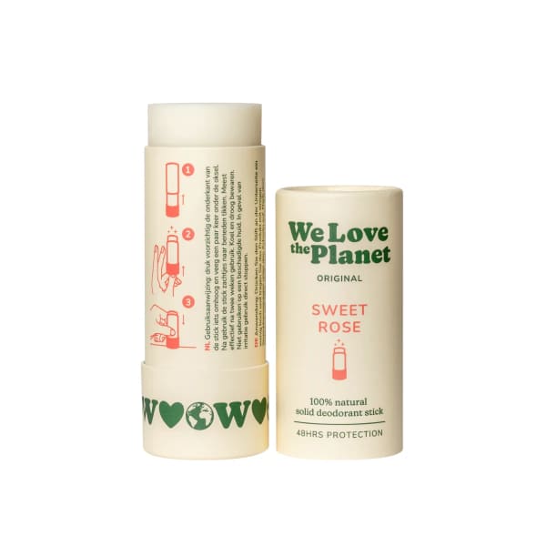We Love the Planet Sweet Rose Deodorant Stick
