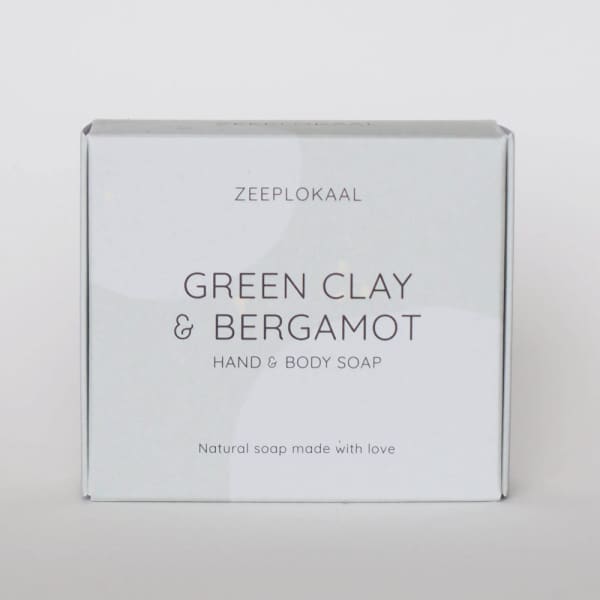 Zeeplokaal Groene Klei & Bergamot Zeep