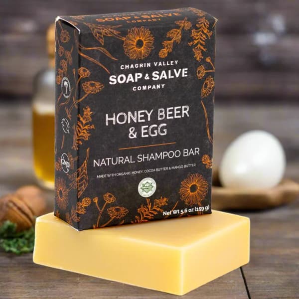 Chagrin Valley Honey Beer & Egg Shampoo Bar