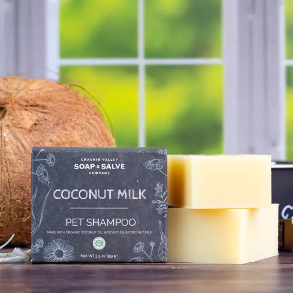Chagrin Valley Pet Shampoo Bar Creamy Coconut Milk