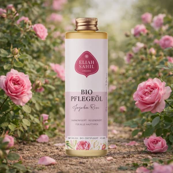 Eliah Sahil Biologische Jojoba Roos Olie Lichaam & Haar