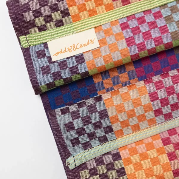 Foekje Fleur Odds & Ends Theedoek (#136B checkered check)