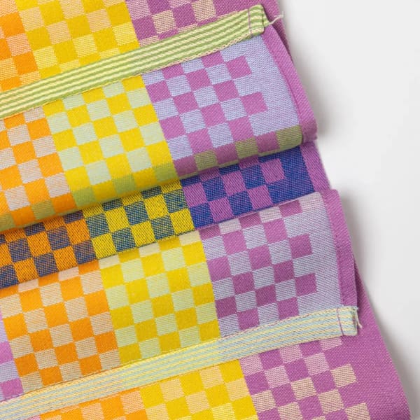 Foekje Fleur Odds & Ends Theedoek (#136B checkered check)