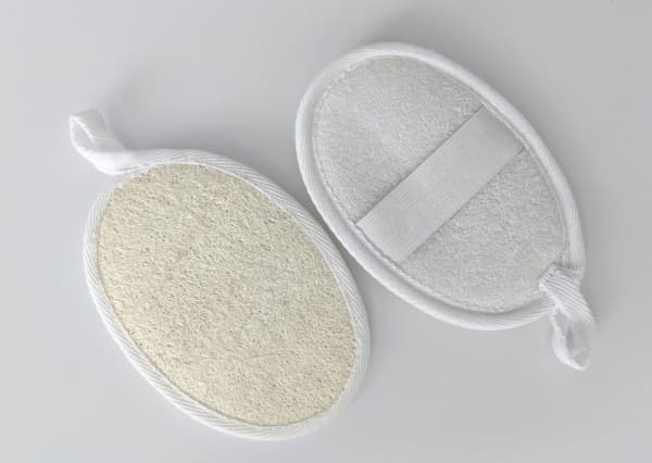 Eigen merk Natuurlijke Loofah Zeepkussen / Spons