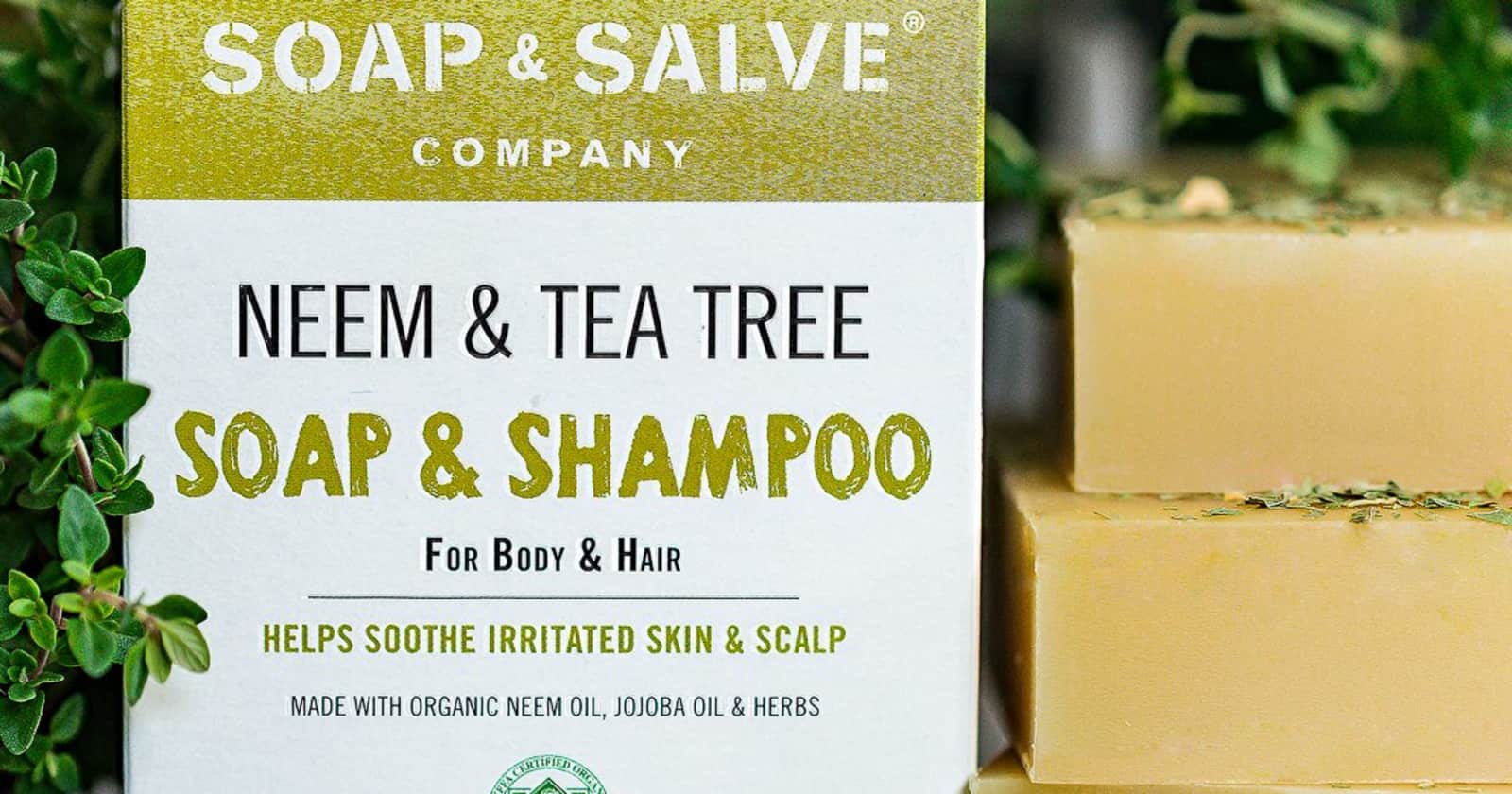 Chagrin Valley Neem & Tea Tree Body & Hair Shampoo Bar | Zepig.nl