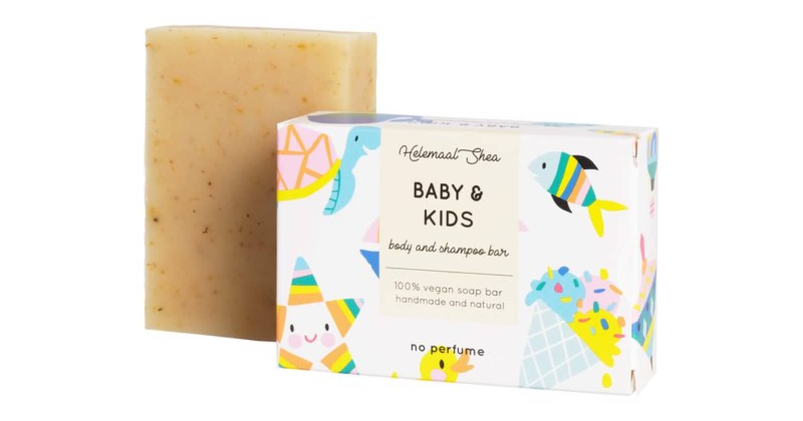 HelemaalShea Baby & Kids Haar & Body Zeep 100 gram Zepig