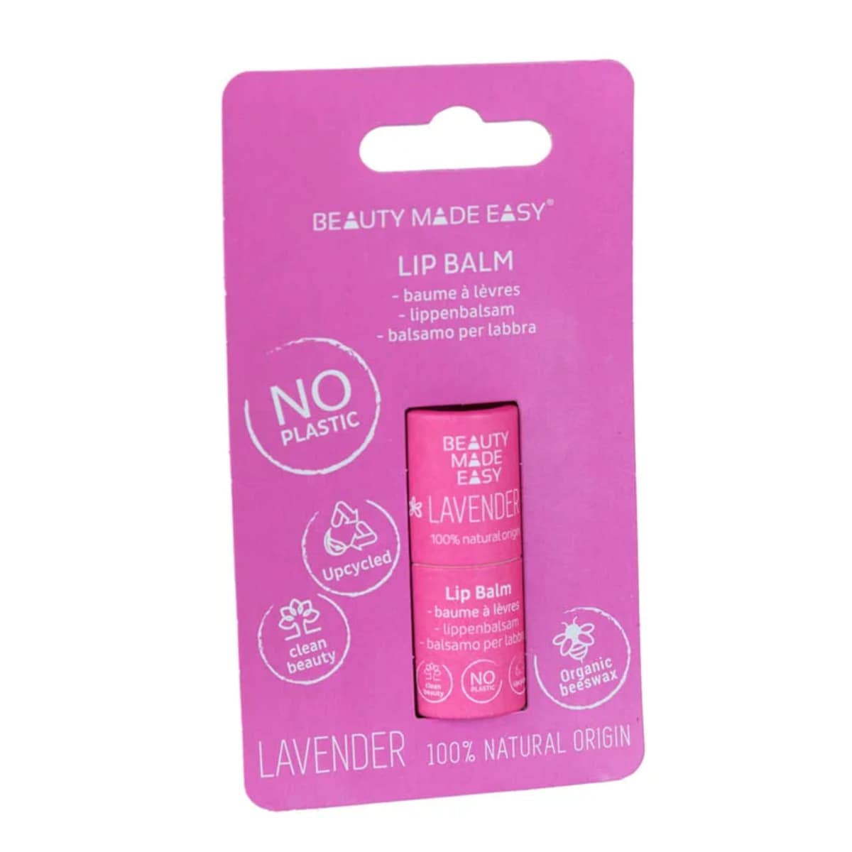 Beauty Made Easy Papertube Lipbalm Lavender afbeelding