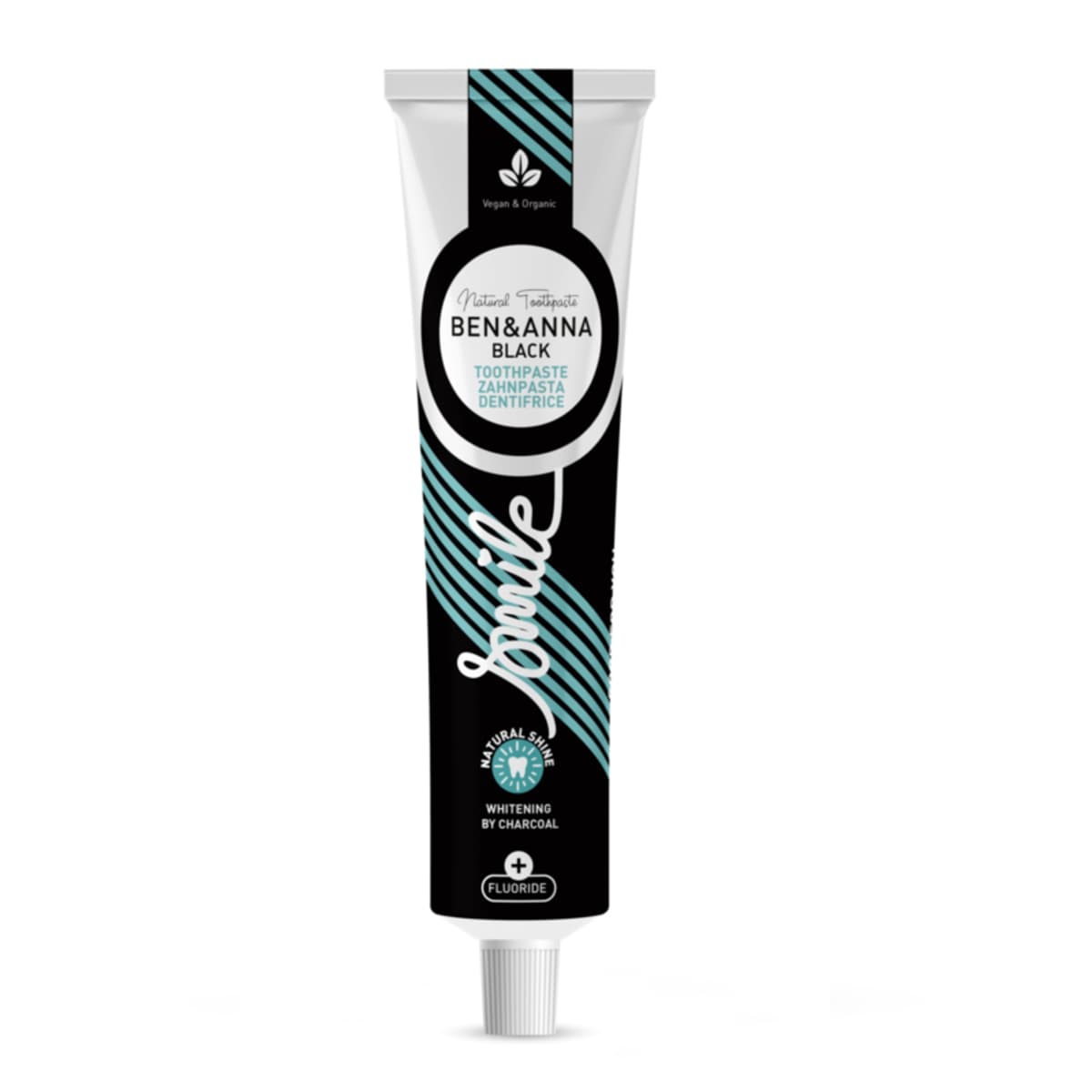 BEN&ANNA - Toothpaste Smile with Fluoride Black - 75ml