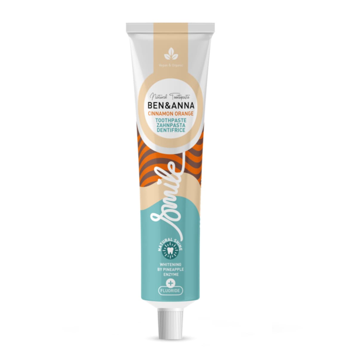 BEN&ANNA - Toothpaste Smile with Fluoride Cinnamon Orange - 75ml