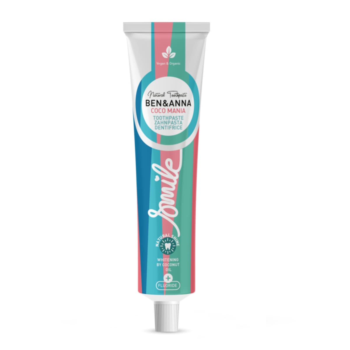 BEN&ANNA - Toothpaste Smile with Fluoride Coco Mania - 75ml