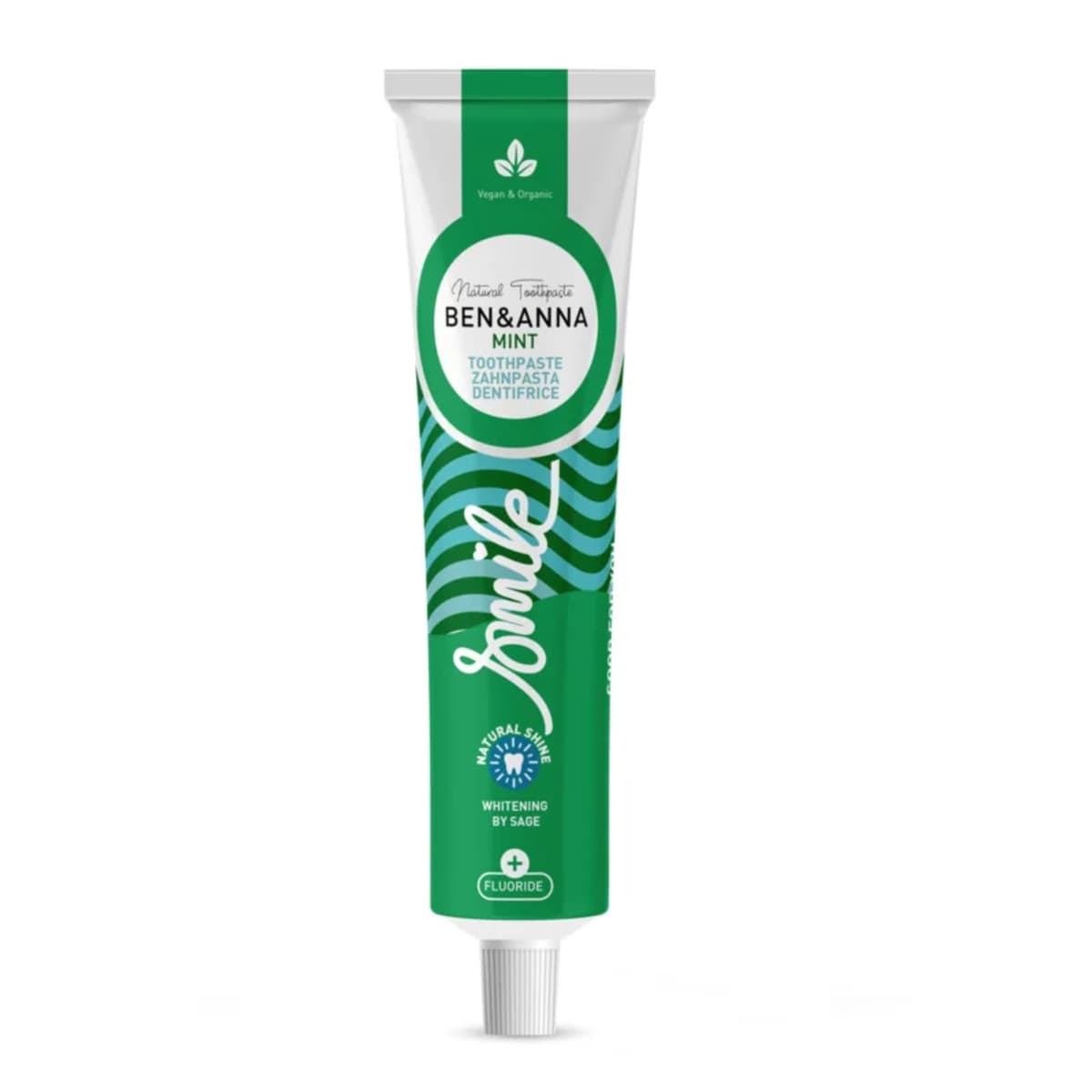 BEN&ANNA - Toothpaste Smile with Fluoride Spearmint - 75ml