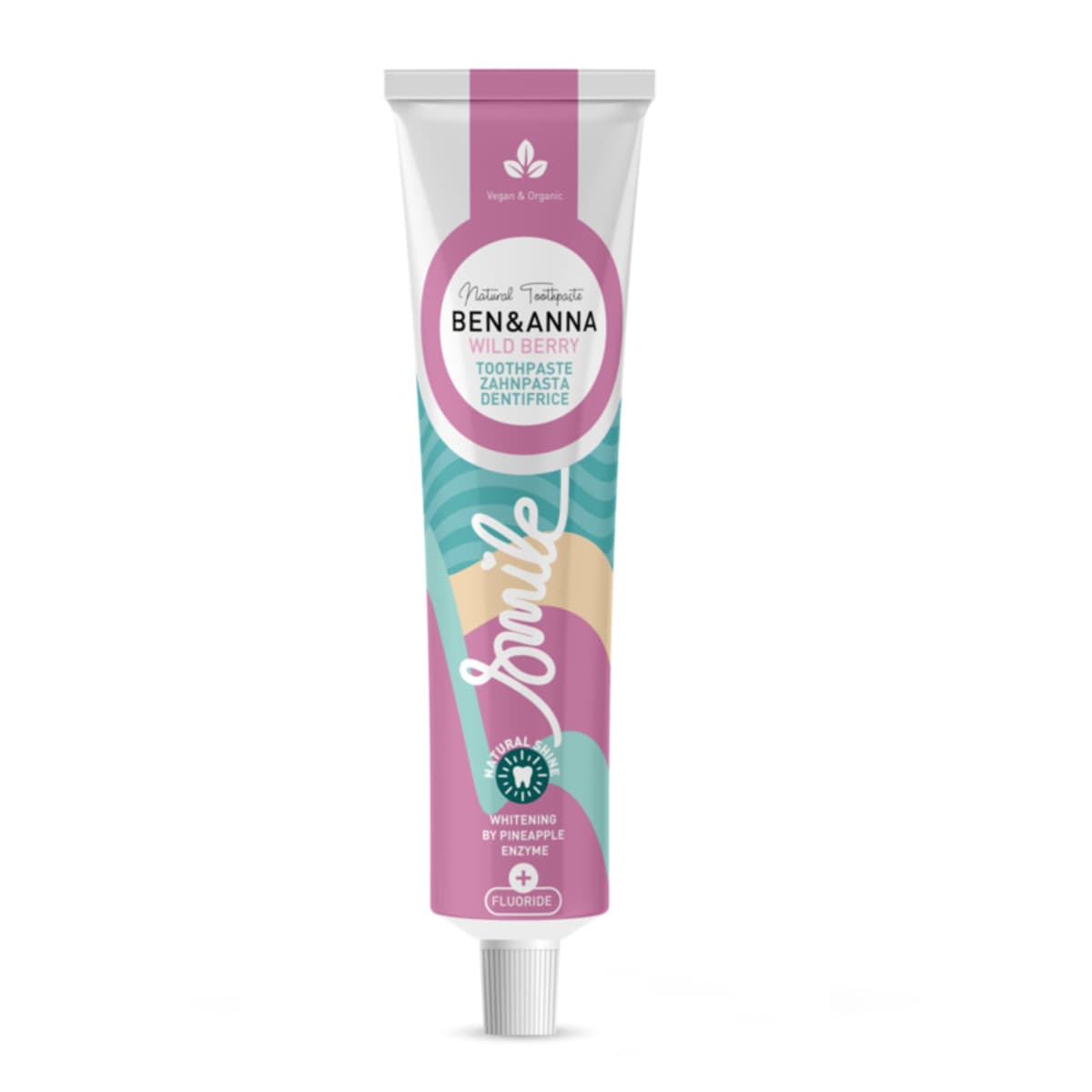 BEN&ANNA - Toothpaste Smile with Fluoride Wildberry - 75ml