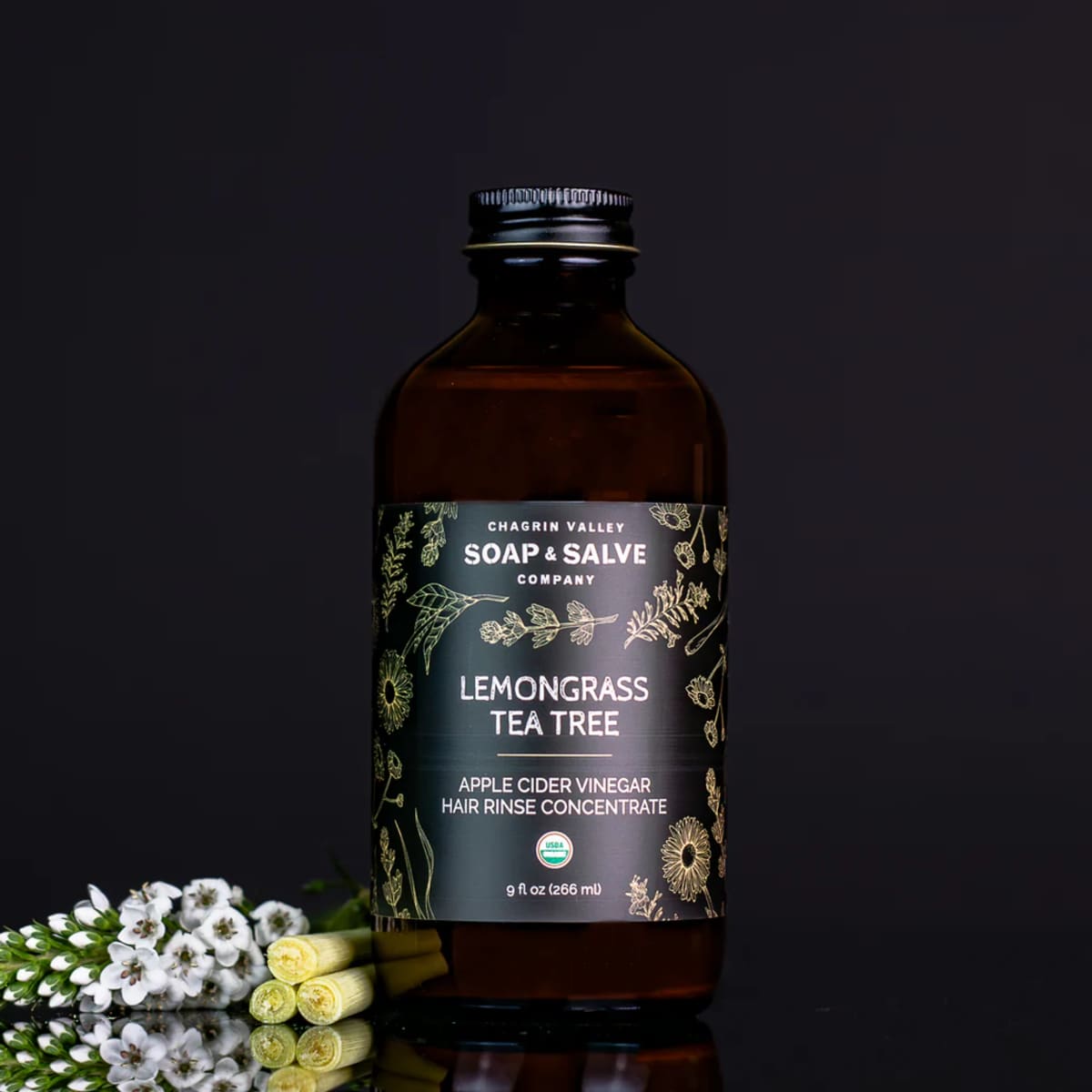 Chagrin Valley Apple Cider Vinegar Rinse Concentrate: Lemongrass Tea Tree afbeelding