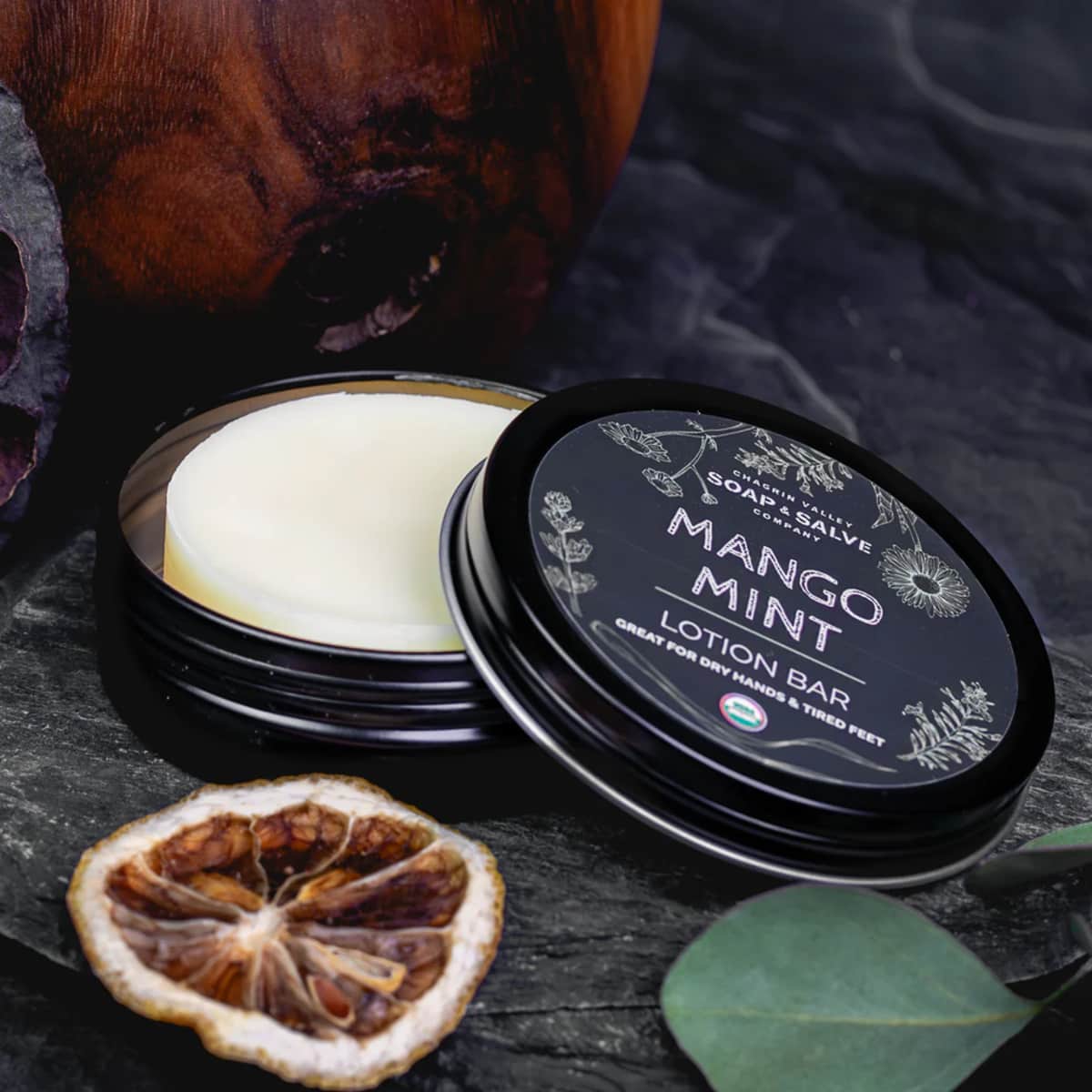 Chagrin Valley Hemp Mango Mint Lotion Bar afbeelding