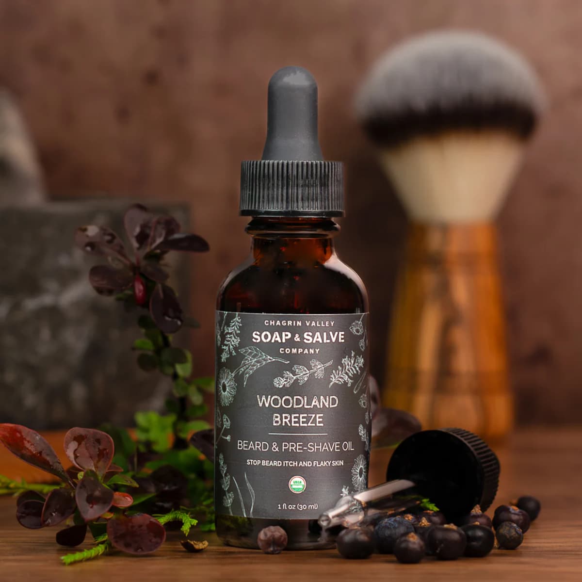Chagrin Valley Beard & Pre-Shave Oil Woodland Breeze Scent afbeelding