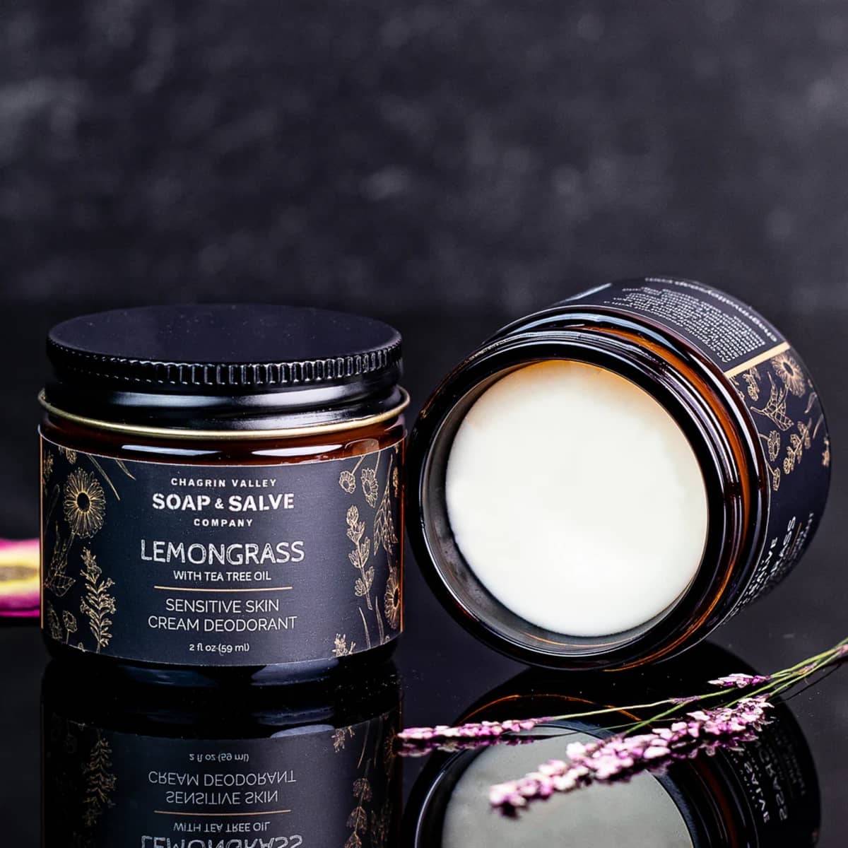 Chagrin Valley Deodorant Cream Sensitive Skin Lemongrass & Tea Tree afbeelding