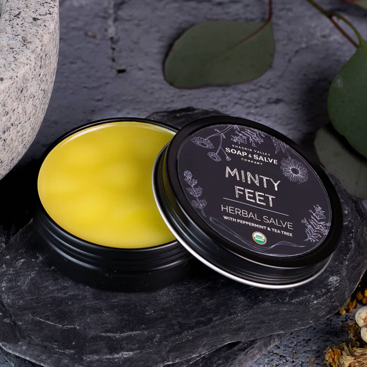 Chagrin Valley Herbal Salves Minty Feet Balm afbeelding