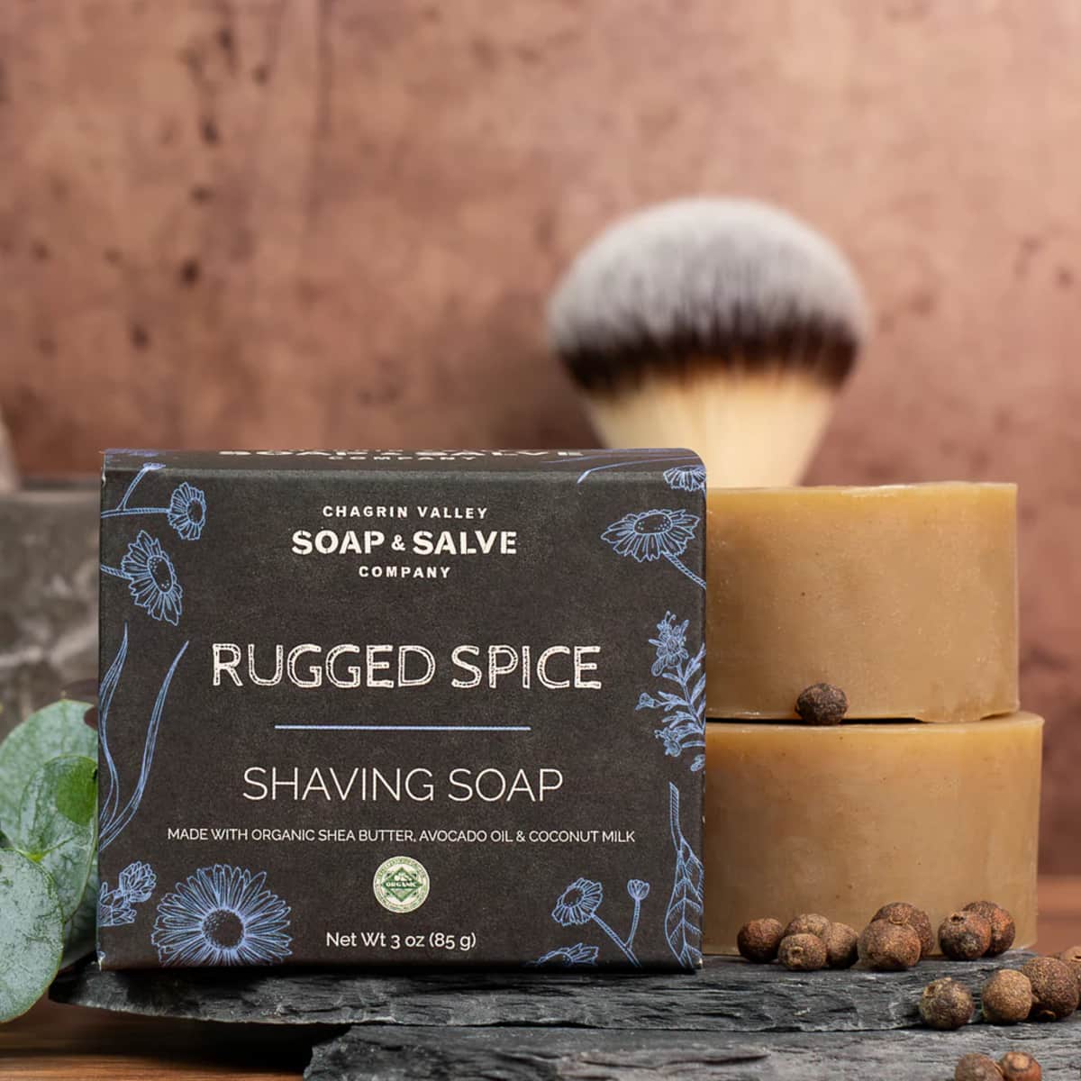 Chagrin Valley Shaving Soap Rugged Spice afbeelding