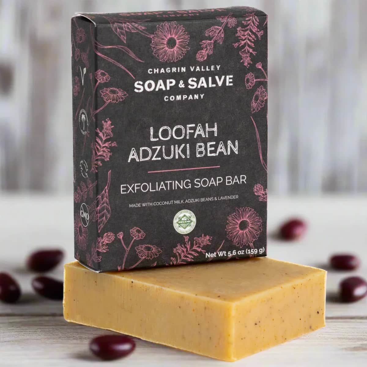 Chagrin Valley Loofah Adzuki Exfoliating Soap