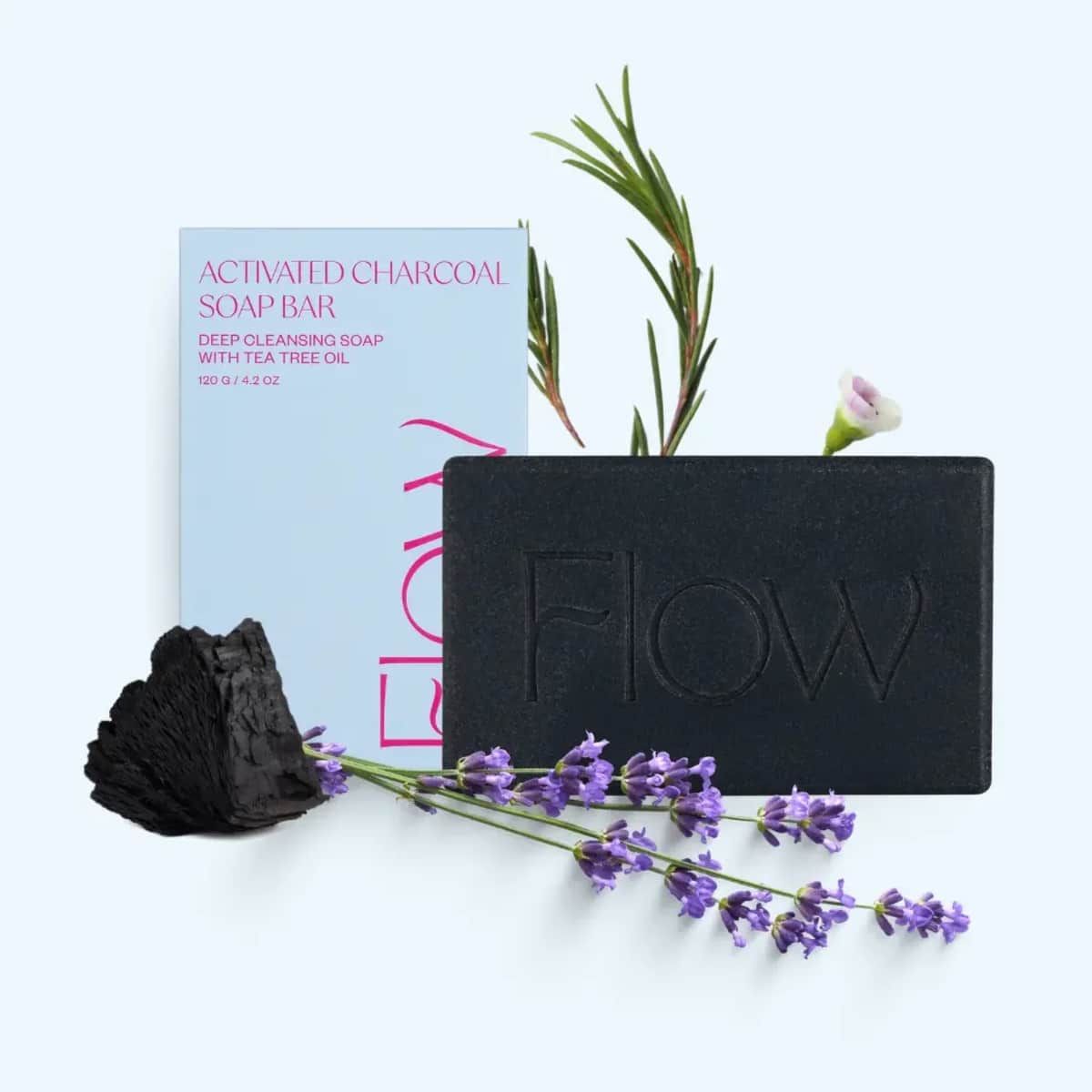 Flow Cosmetics Detox Soap - Diepreinigende gezichtszeep afbeelding