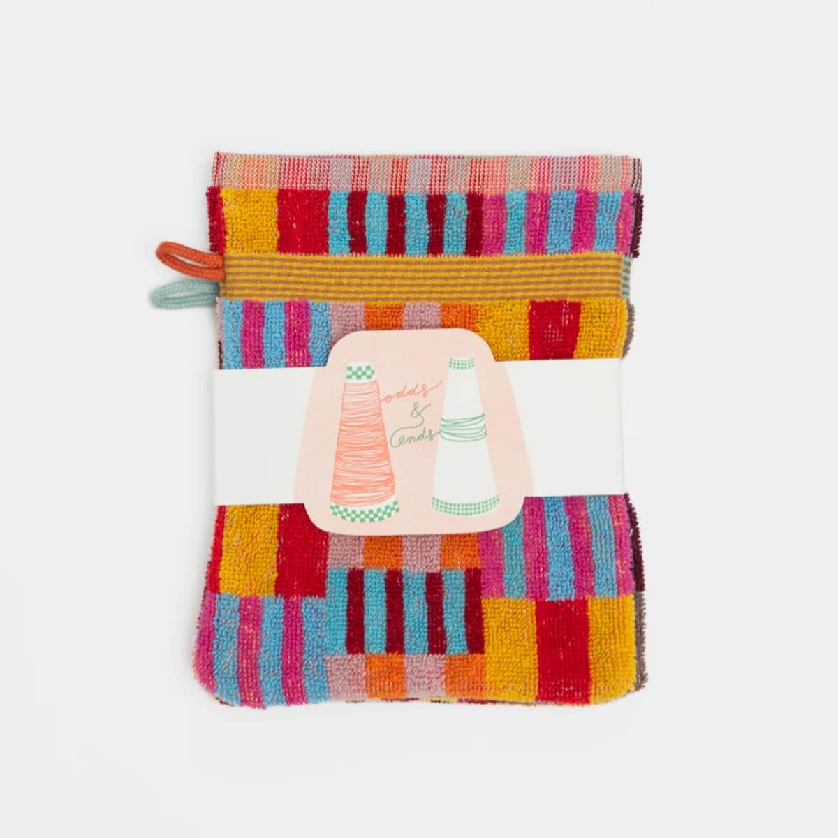 Foekje Fleur Odds & Ends Washand Duo (#47 tulip quilt) afbeelding