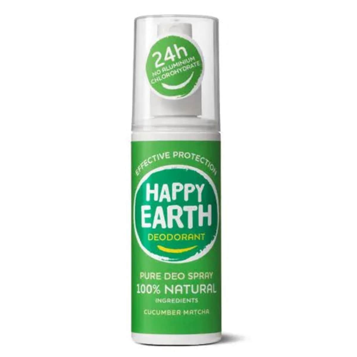 Happy Earth Natuurlijke Deodorant Spray Cucumber Matcha