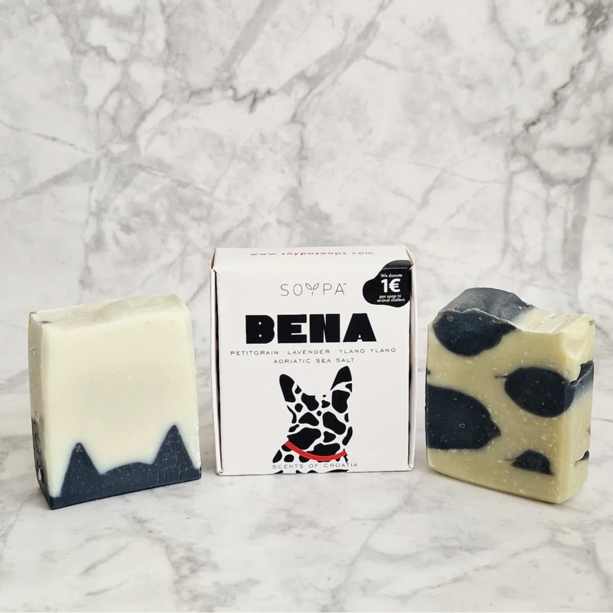 Soypa Bena Handgemaakte Zeep | Petitgrain, Lavender, Ylang Ylang