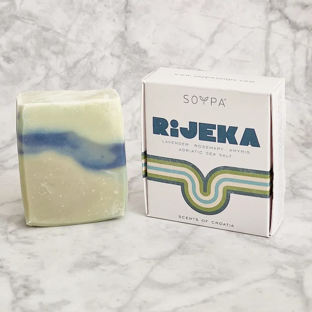 Soypa Rijeka Handgemaakte Zeep | Lavendel, Rozemarijn, Amyris