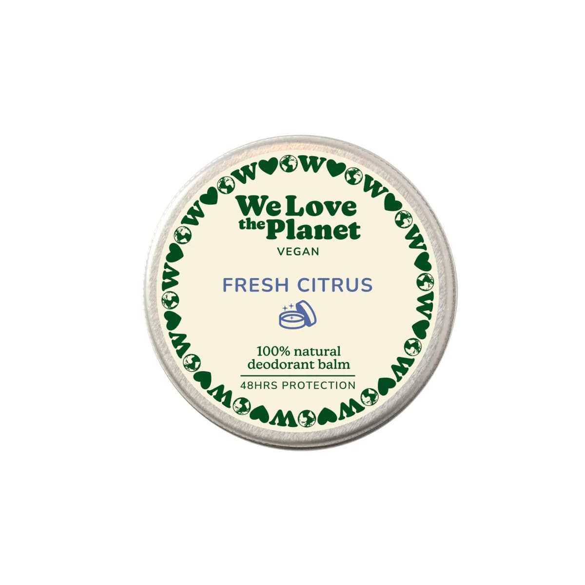 We Love the Planet Fresh Citrus Vegan Deodorant Balm
