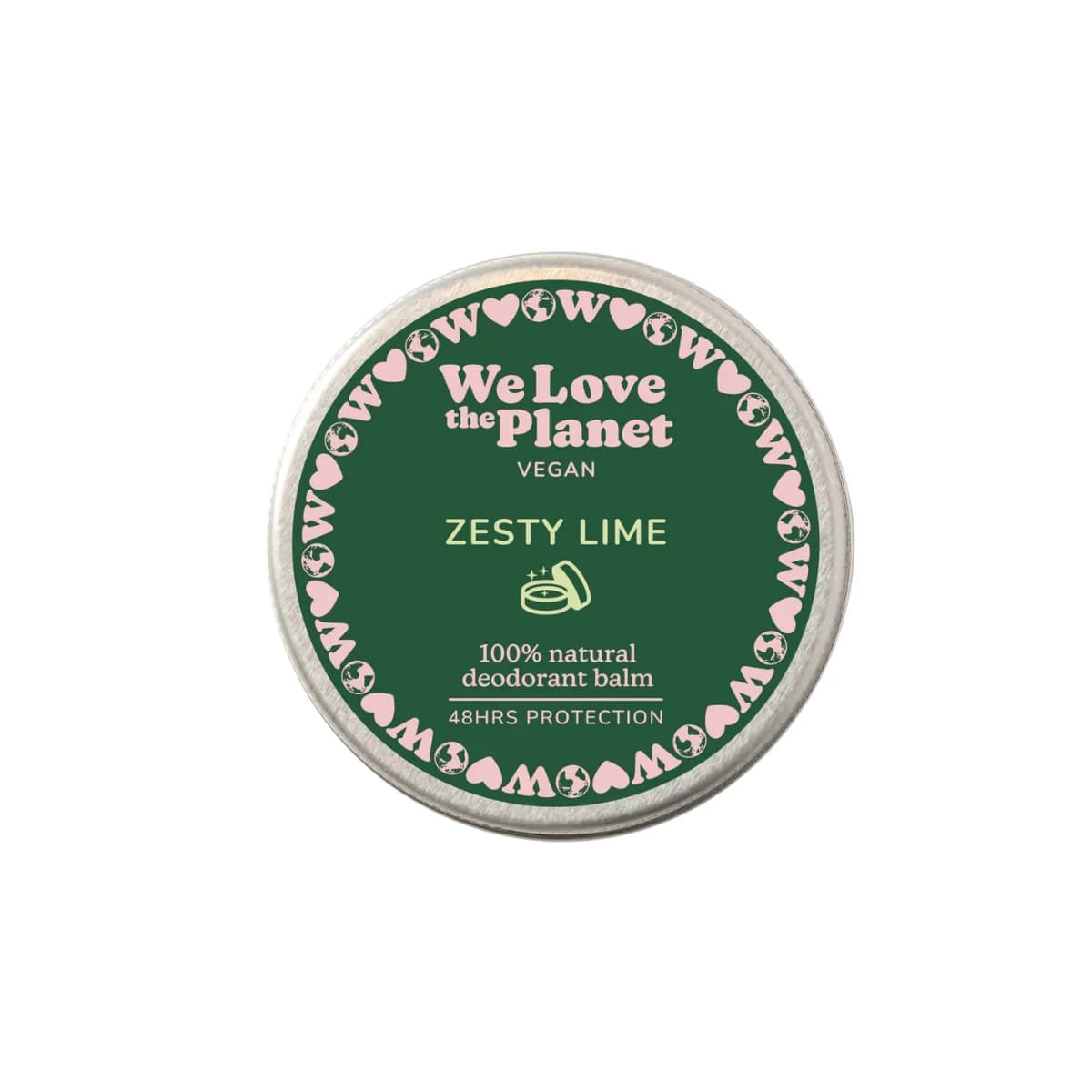 We Love the Planet Zesty Lime Vegan Deodorant Balm