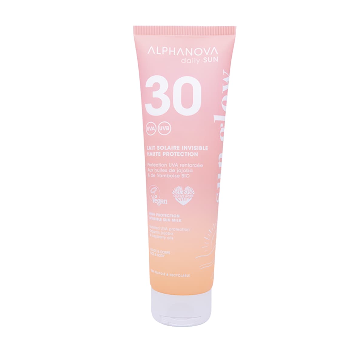 Alphanova Daily Sun Invisible Sun Milk SPF30 Sun Glow afbeelding