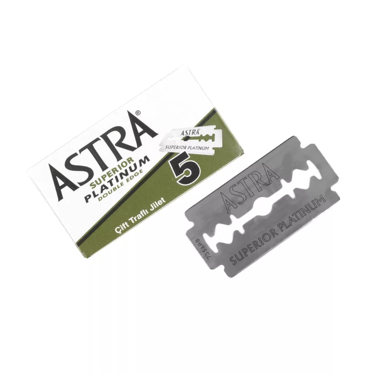 Astra Superior Platinum Double Edge Blades afbeelding