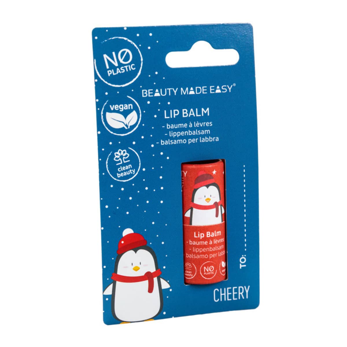 Beauty Made Easy Papertube Lipbalm Cheery