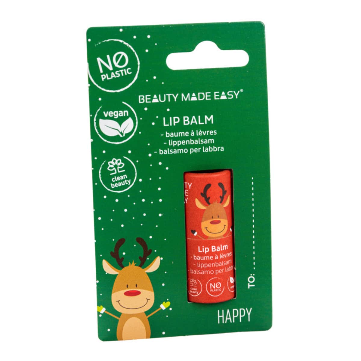 Beauty Made Easy Papertube Lipbalm Happy