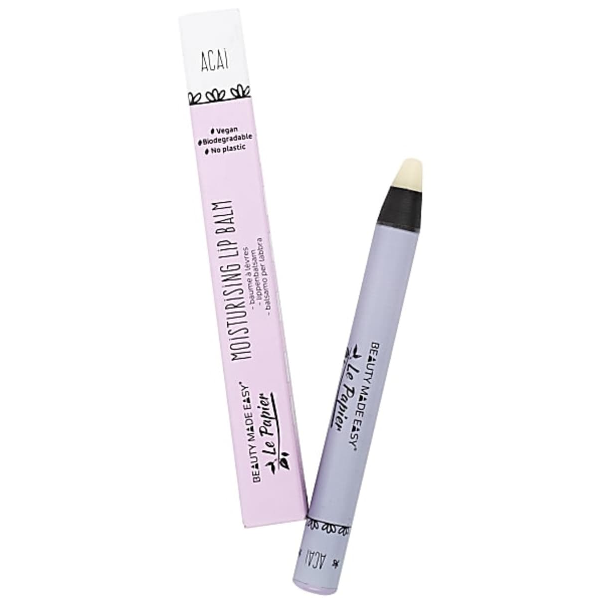 Beauty Made Easy Plasticvrije Lippenbalsem - Acai