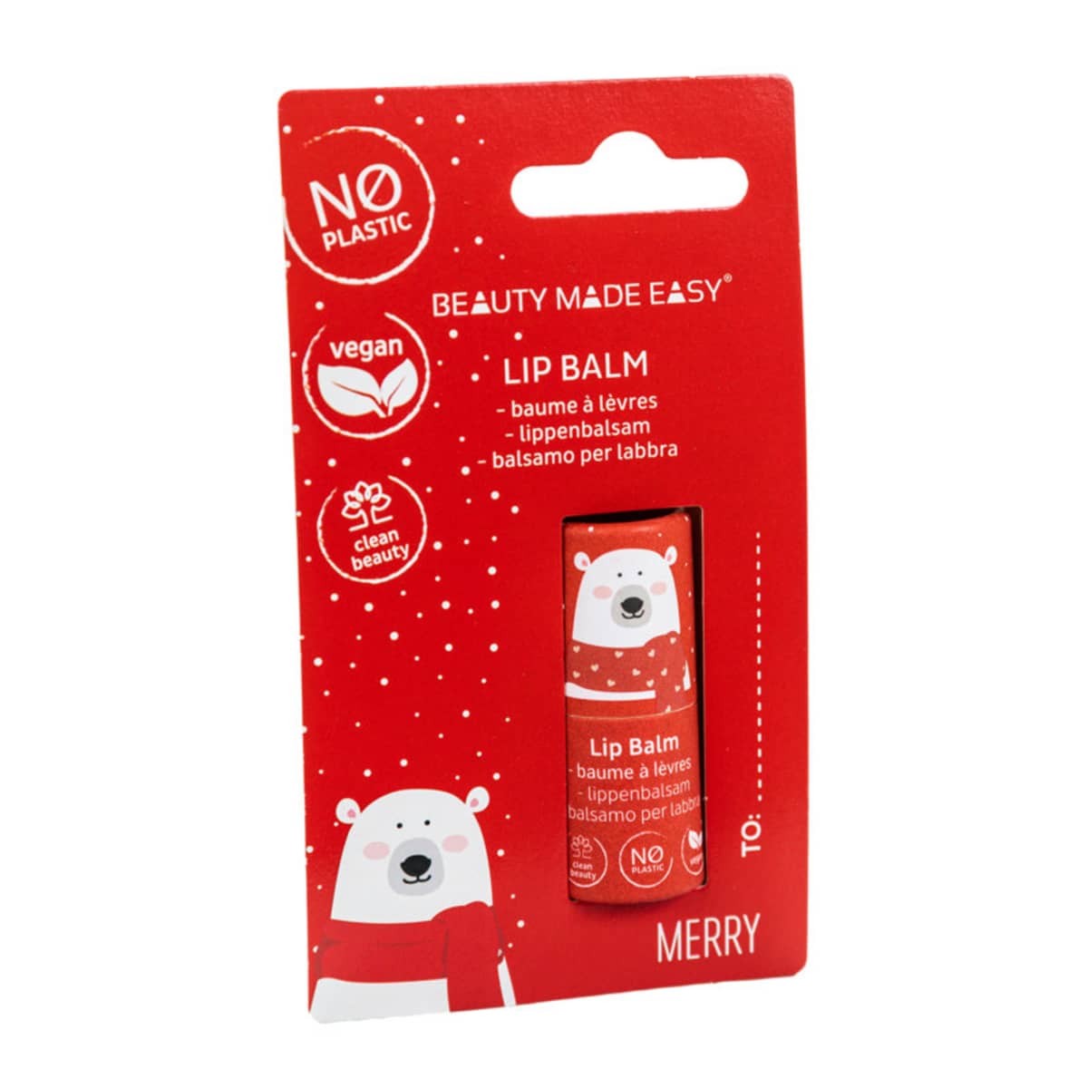 Beauty Made Easy Papertube Lipbalm Merry