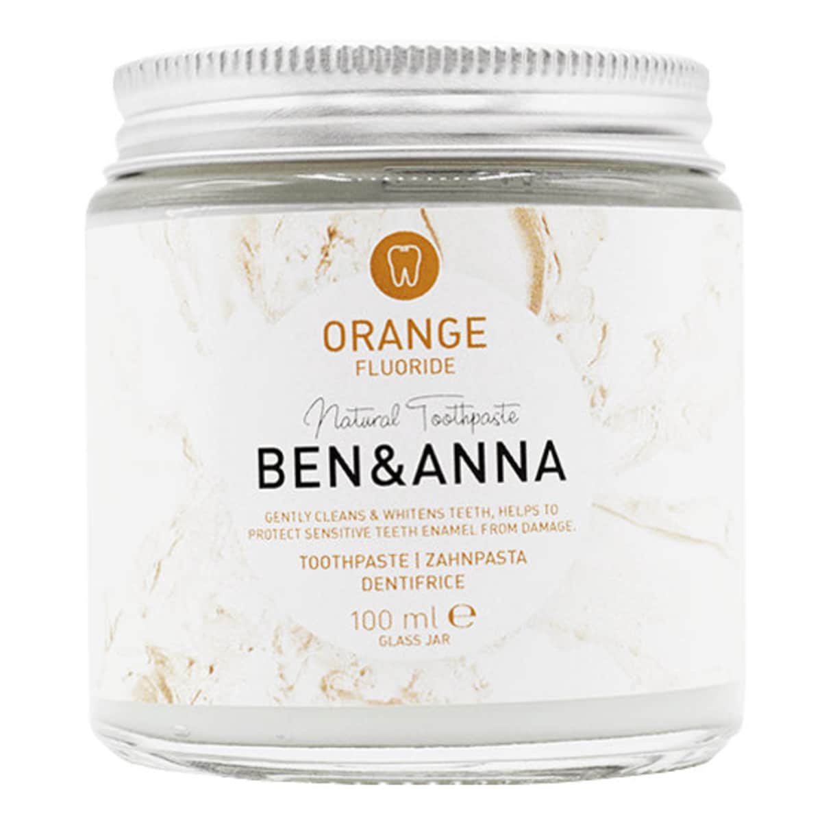Ben & Anna Tandpasta Orange met Fluoride afbeelding